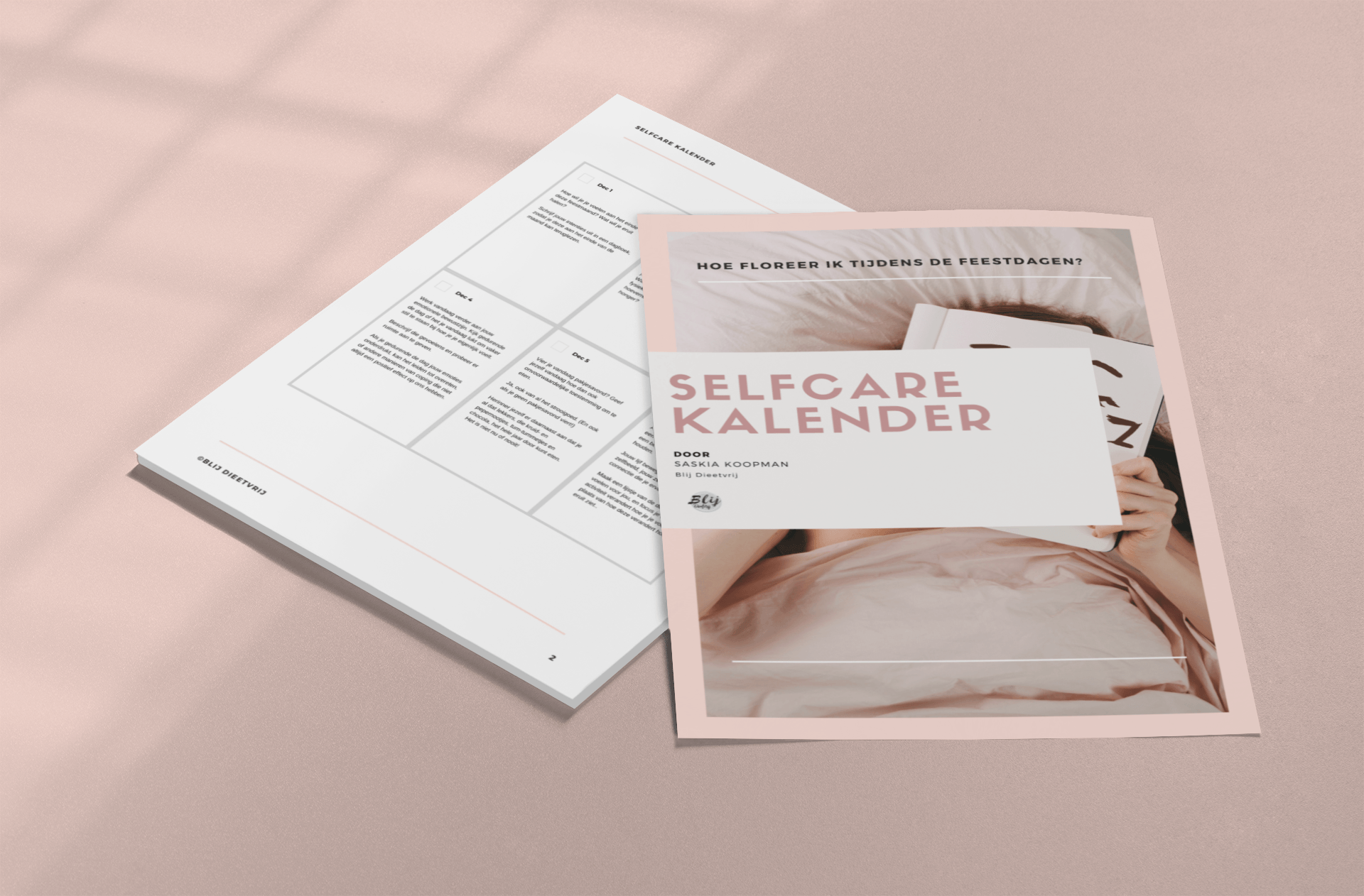 Hoe overleef ik de feestdagen zelfzorg kalender Hoe overleef ik de feestdagen zelfzorg kalender
