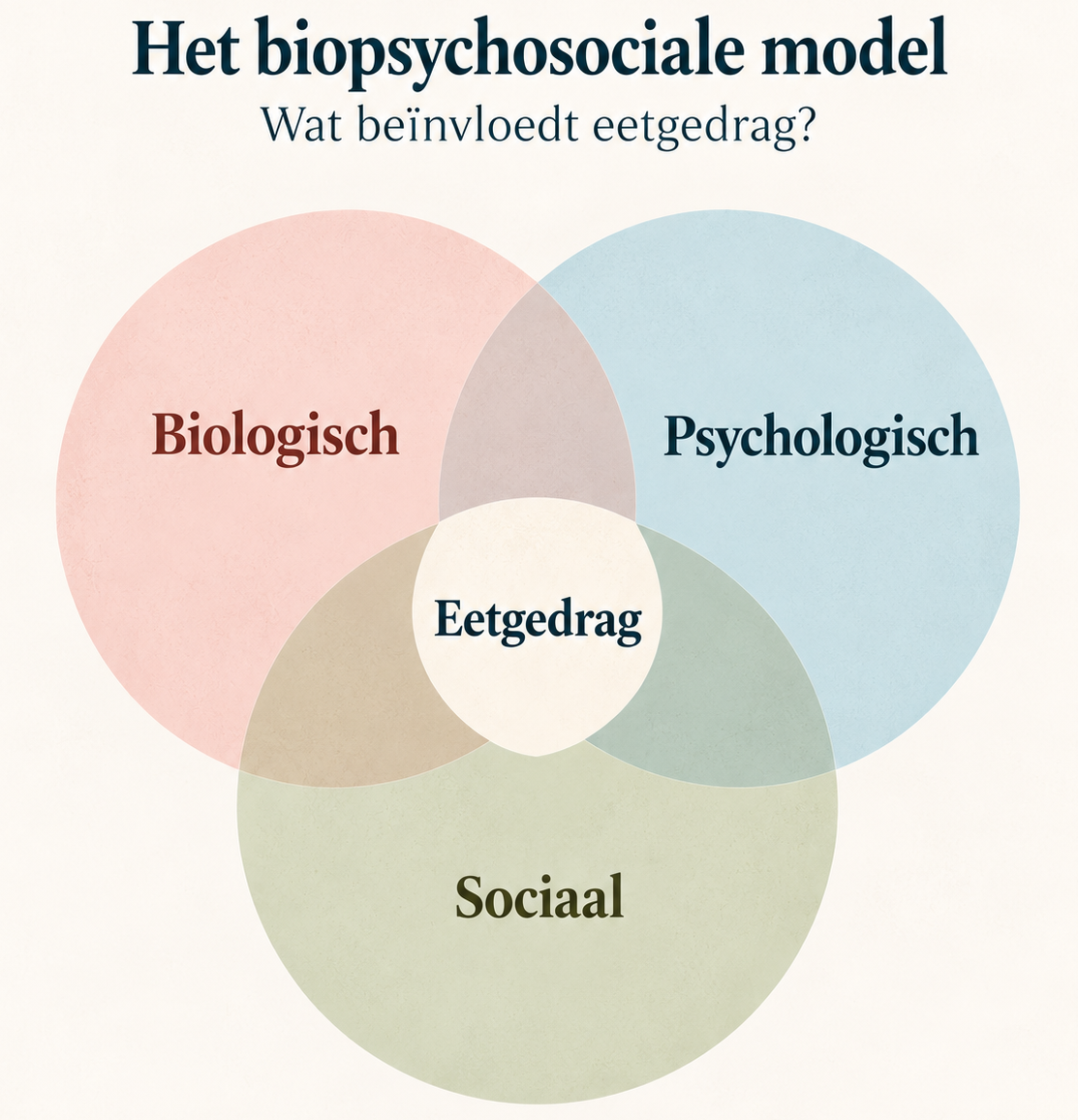 Het biopsychosociale model: wat beïnvloedt het eetgedrag van jouw cliënt?